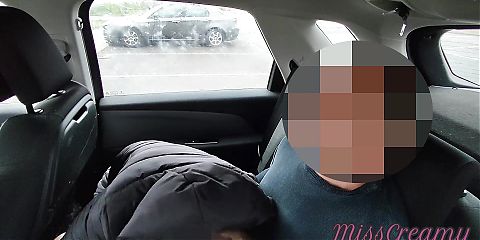 Dick flash - Teacher caught student jerking off in the car and help me cum - MissCreamy